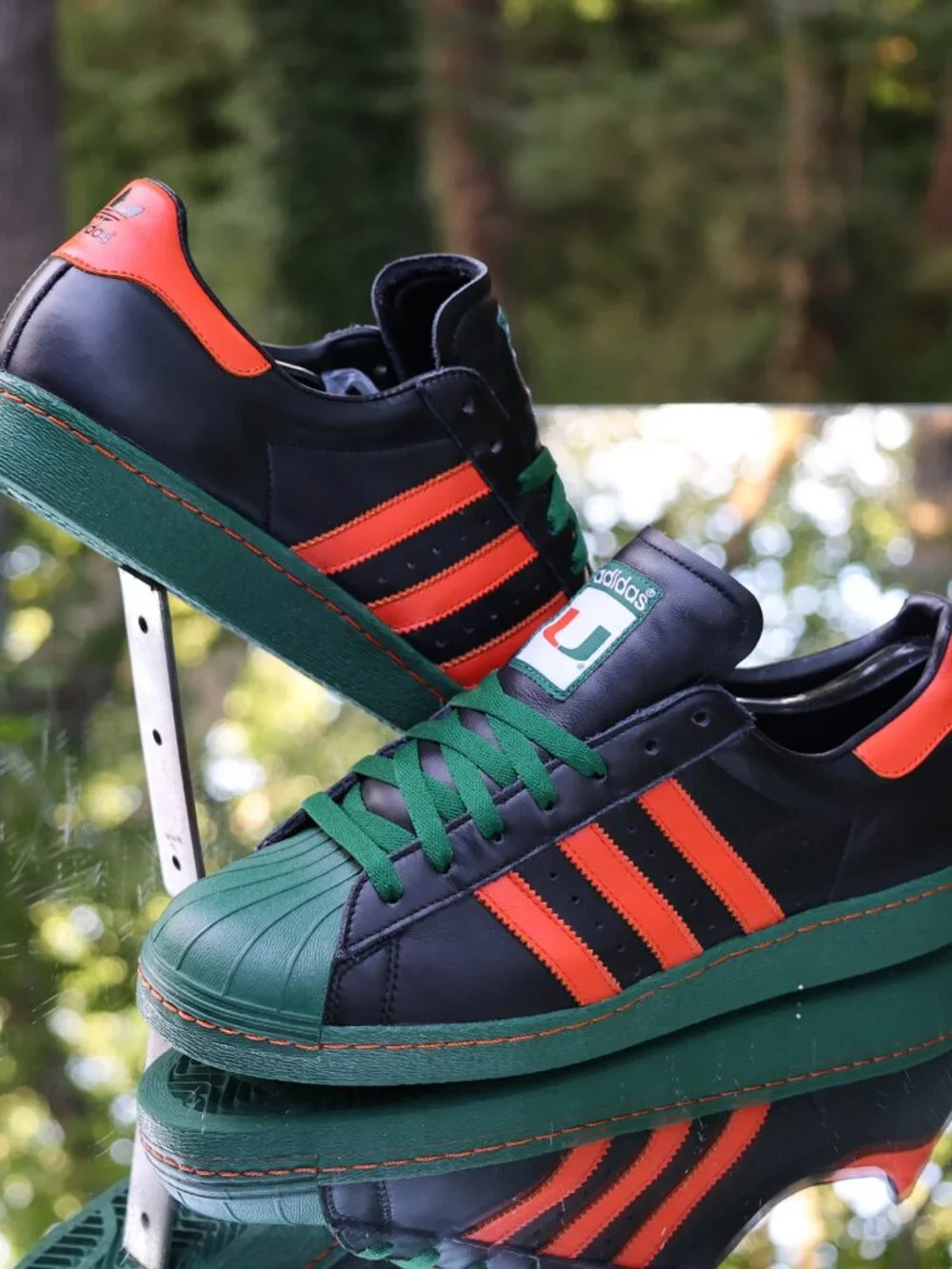 Adidas miadidas Superstar Miami Hurricanes 2015 B91258 Men's 10.5